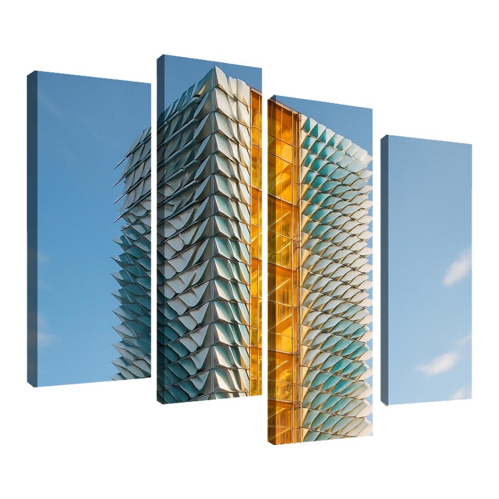 Kinetic Climate Skins Atrium Tower framed paintings