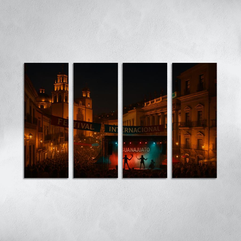 Festival Internacional Cervantino - Guanajuato premium artwork frames