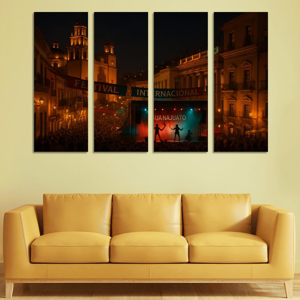 Festival Internacional Cervantino - Guanajuato premium artwork frames