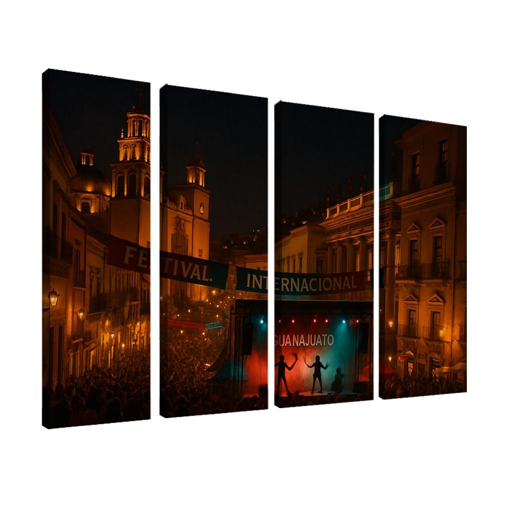 Festival Internacional Cervantino - Guanajuato premium artwork frames