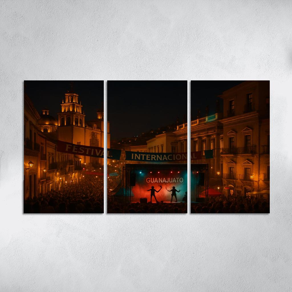 Festival Internacional Cervantino - Guanajuato premium artwork frames
