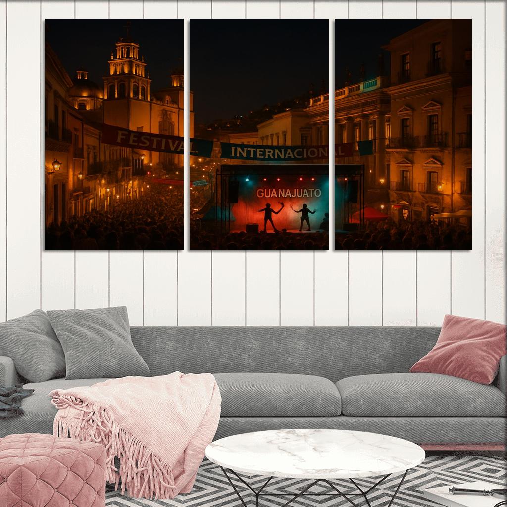 Festival Internacional Cervantino - Guanajuato premium artwork frames
