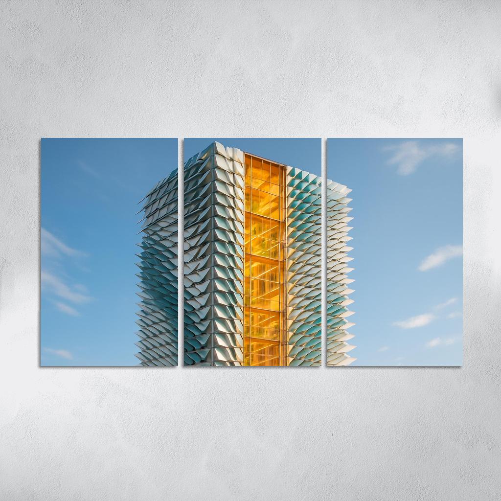 Kinetic Climate Skins Atrium Tower framed paintings