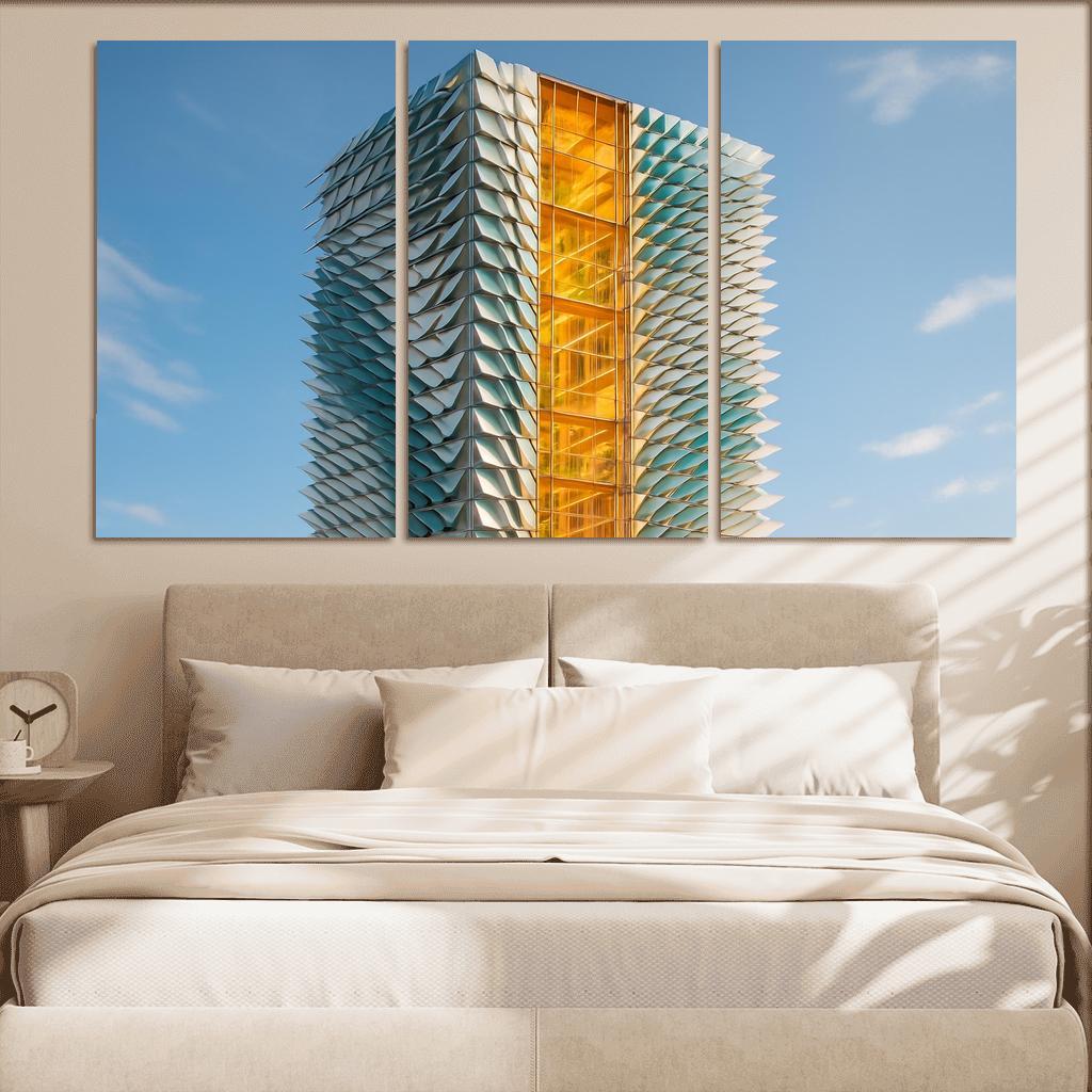Kinetic Climate Skins Atrium Tower framed paintings