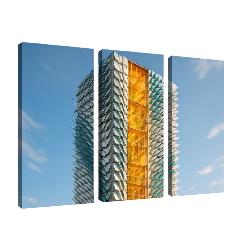 Kinetic Climate Skins Atrium Tower framed paintings