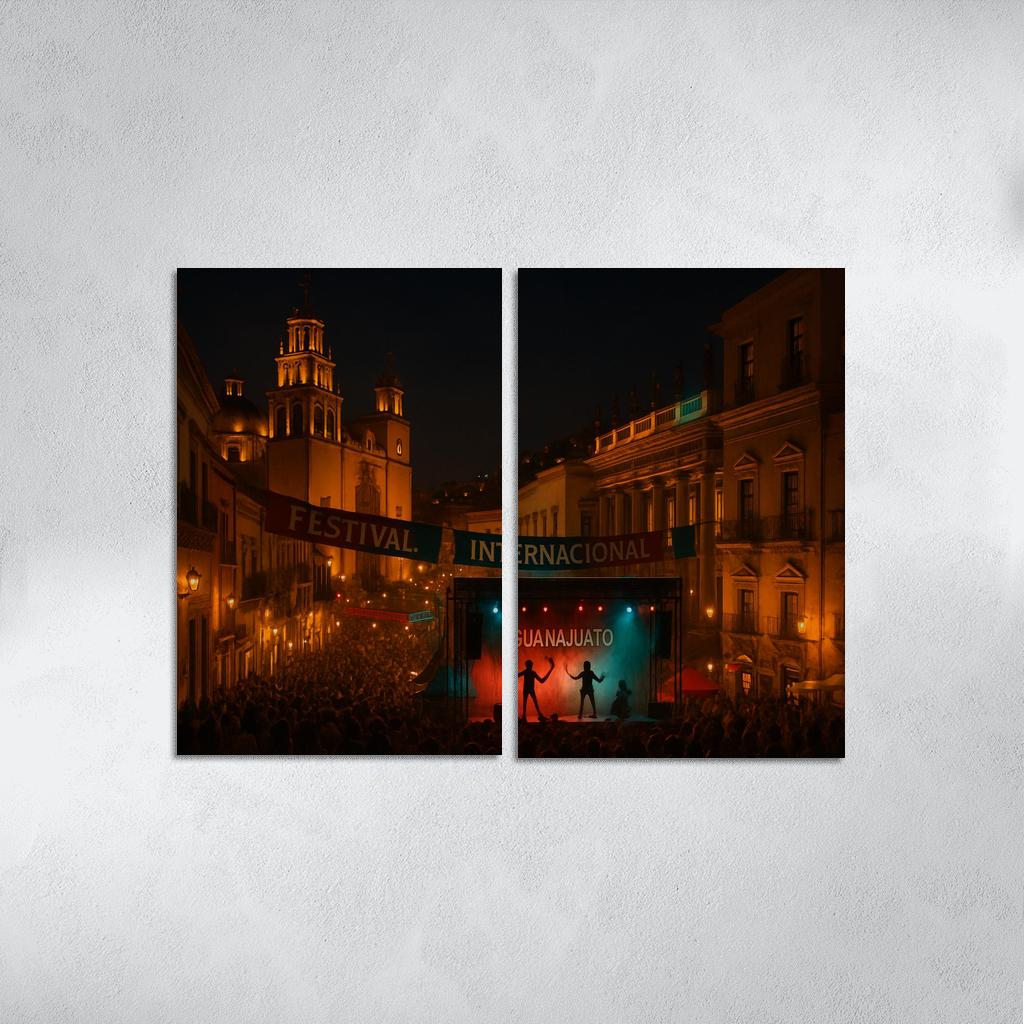 Festival Internacional Cervantino - Guanajuato premium artwork frames