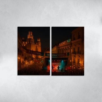 Festival Internacional Cervantino - Guanajuato premium artwork frames
