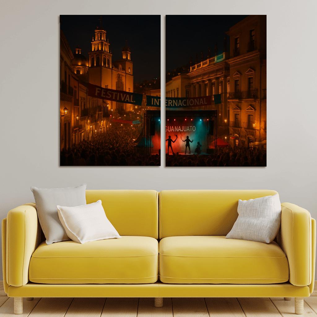 Festival Internacional Cervantino - Guanajuato premium artwork frames