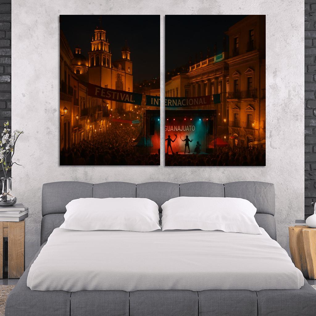 Festival Internacional Cervantino - Guanajuato premium artwork frames