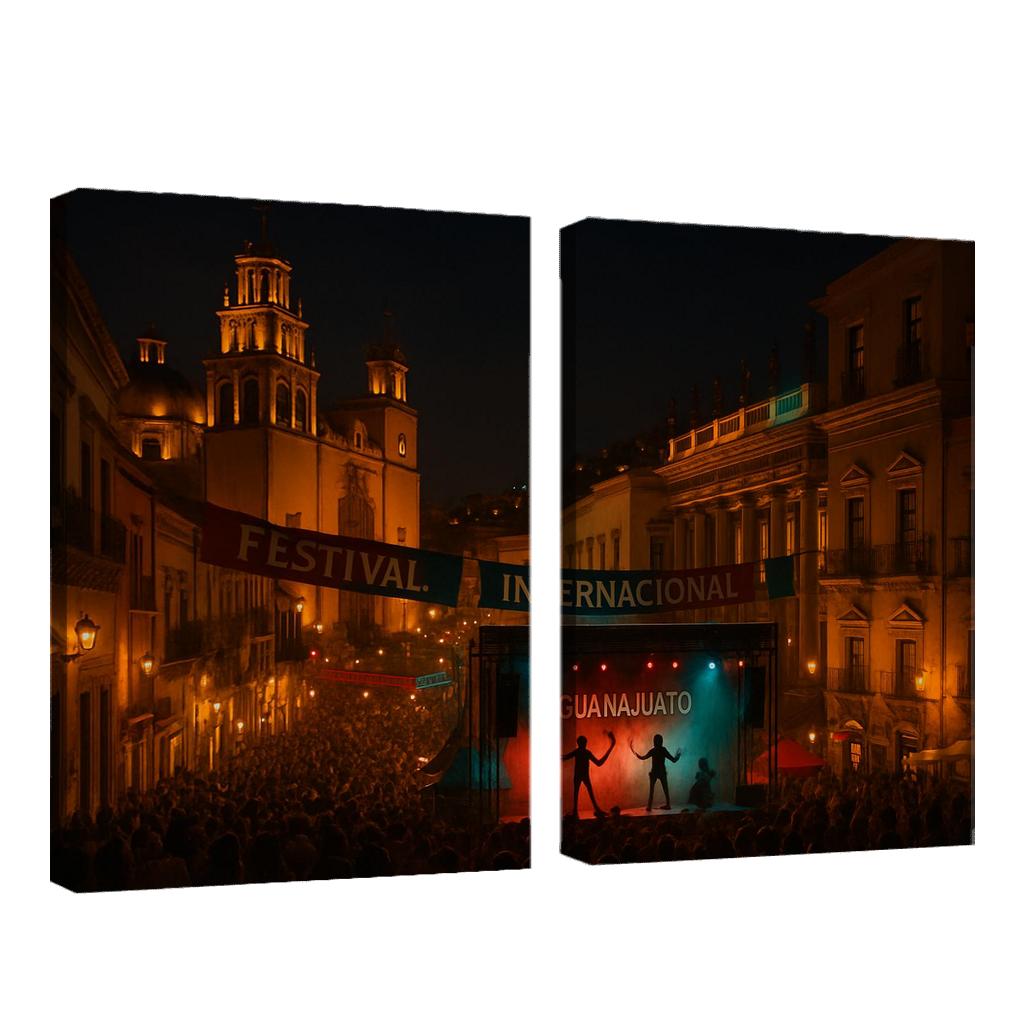 Festival Internacional Cervantino - Guanajuato premium artwork frames