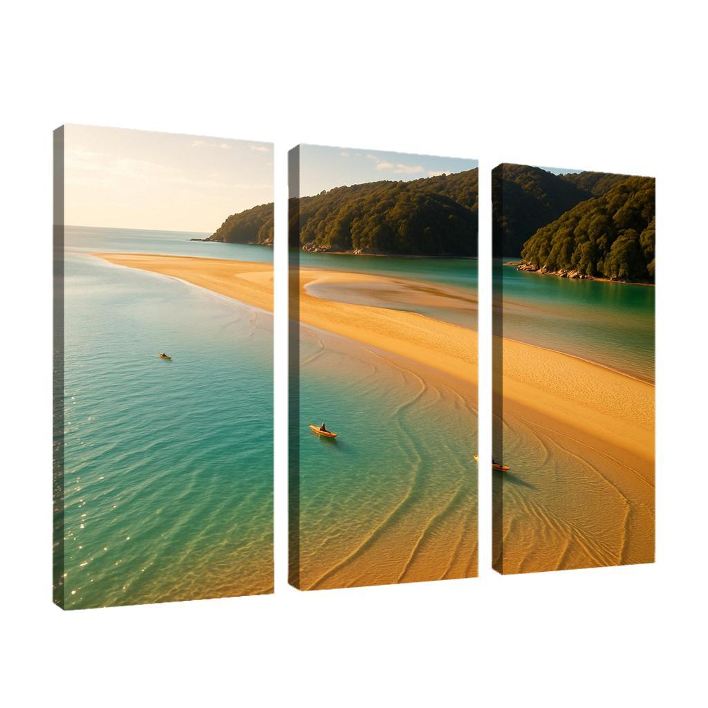 Awaroa Inlet Sandbar Lagoon Escape art trends