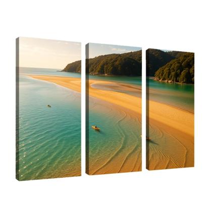 Awaroa Inlet Sandbar Lagoon Escape art trends