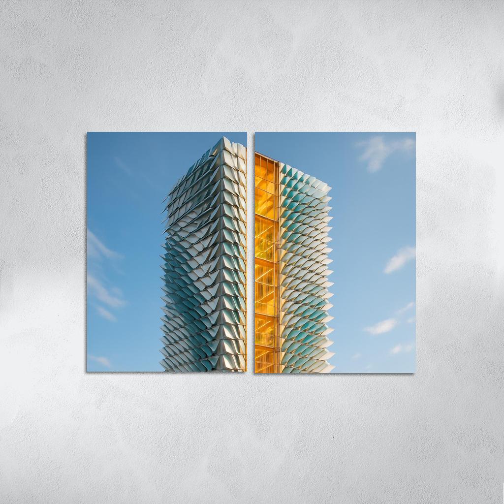 Kinetic Climate Skins Atrium Tower framed paintings