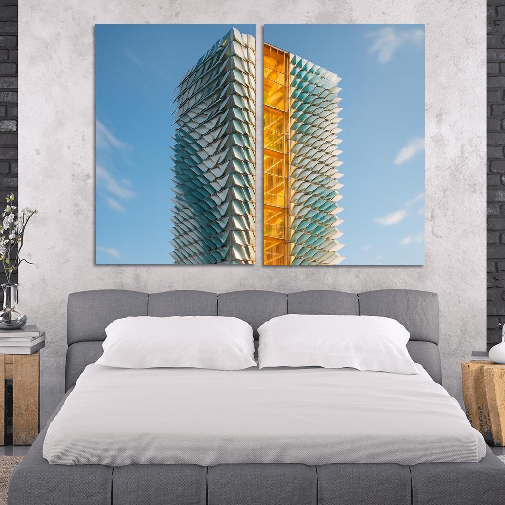 Kinetic Climate Skins Atrium Tower framed paintings