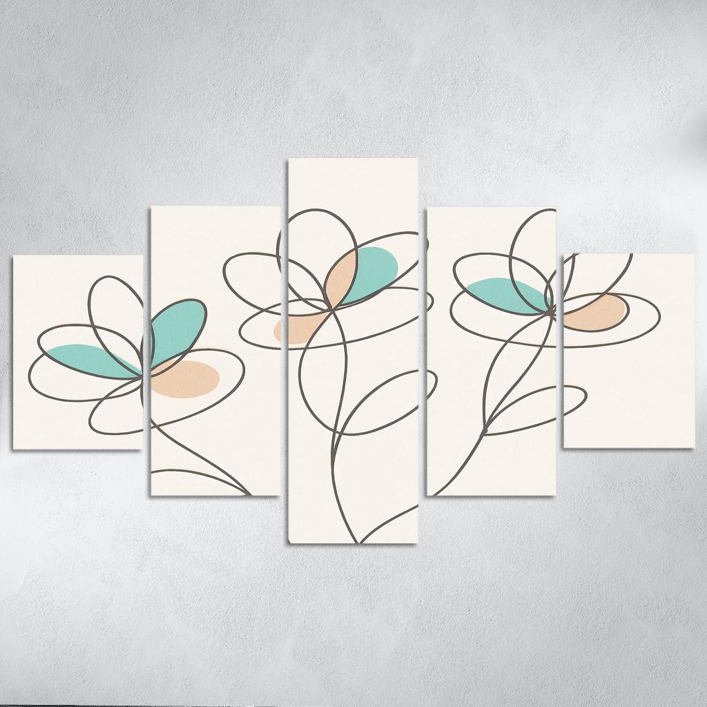 Silent Orbit Blooms premium artwork frames