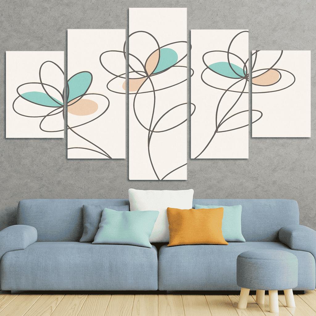 Silent Orbit Blooms premium artwork frames