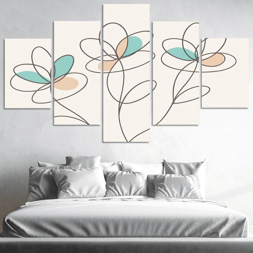 Silent Orbit Blooms premium artwork frames