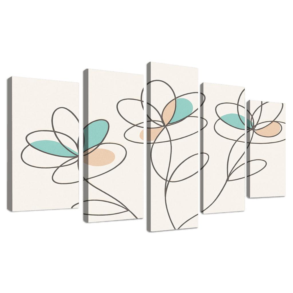 Silent Orbit Blooms premium artwork frames