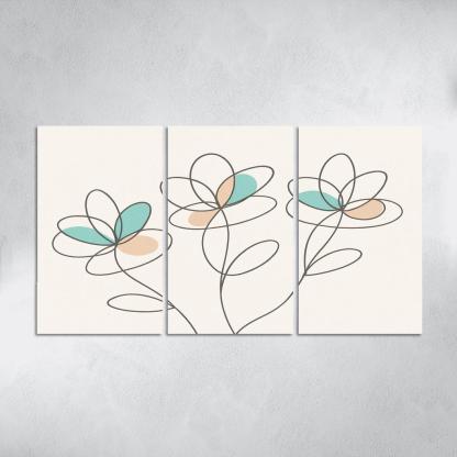 Silent Orbit Blooms premium artwork frames