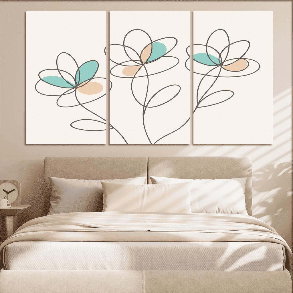 Silent Orbit Blooms premium artwork frames