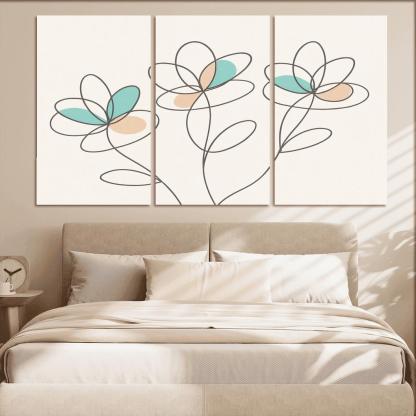 Silent Orbit Blooms premium artwork frames