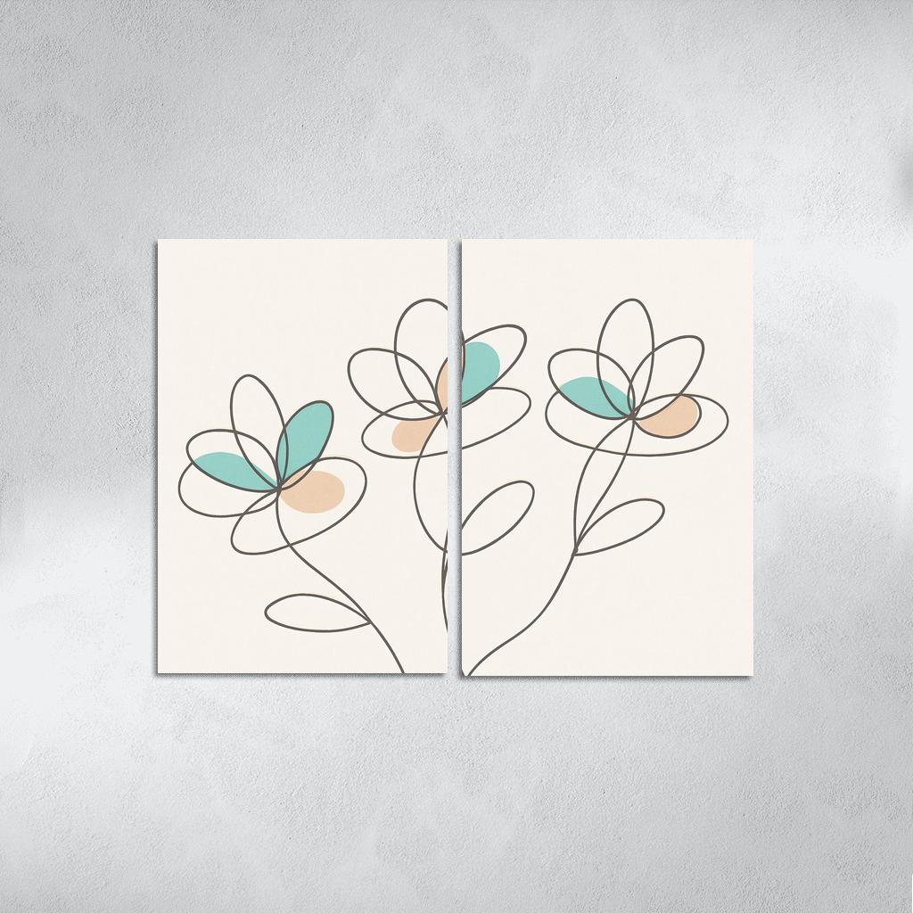 Silent Orbit Blooms premium artwork frames