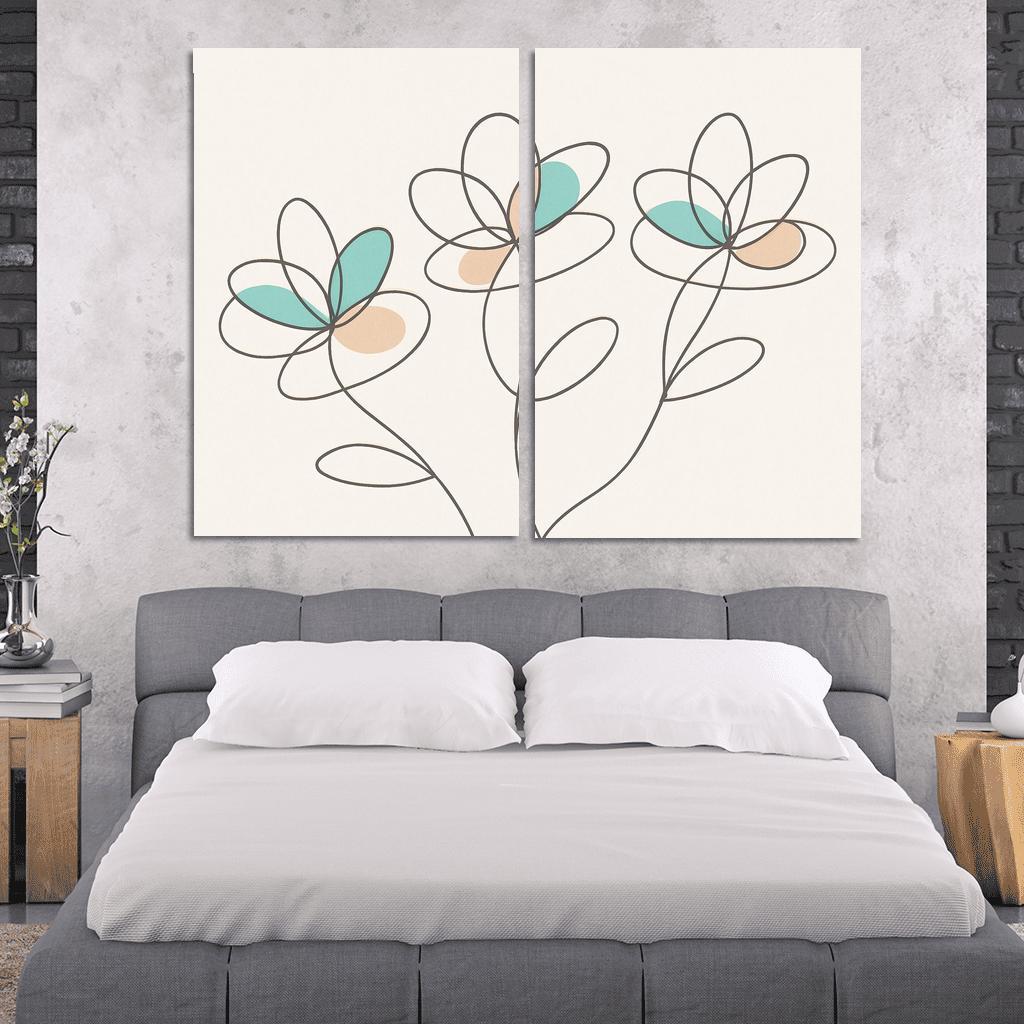 Silent Orbit Blooms premium artwork frames