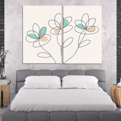 Silent Orbit Blooms premium artwork frames