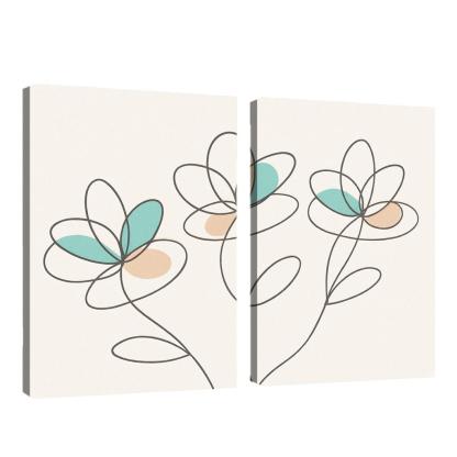 Silent Orbit Blooms premium artwork frames