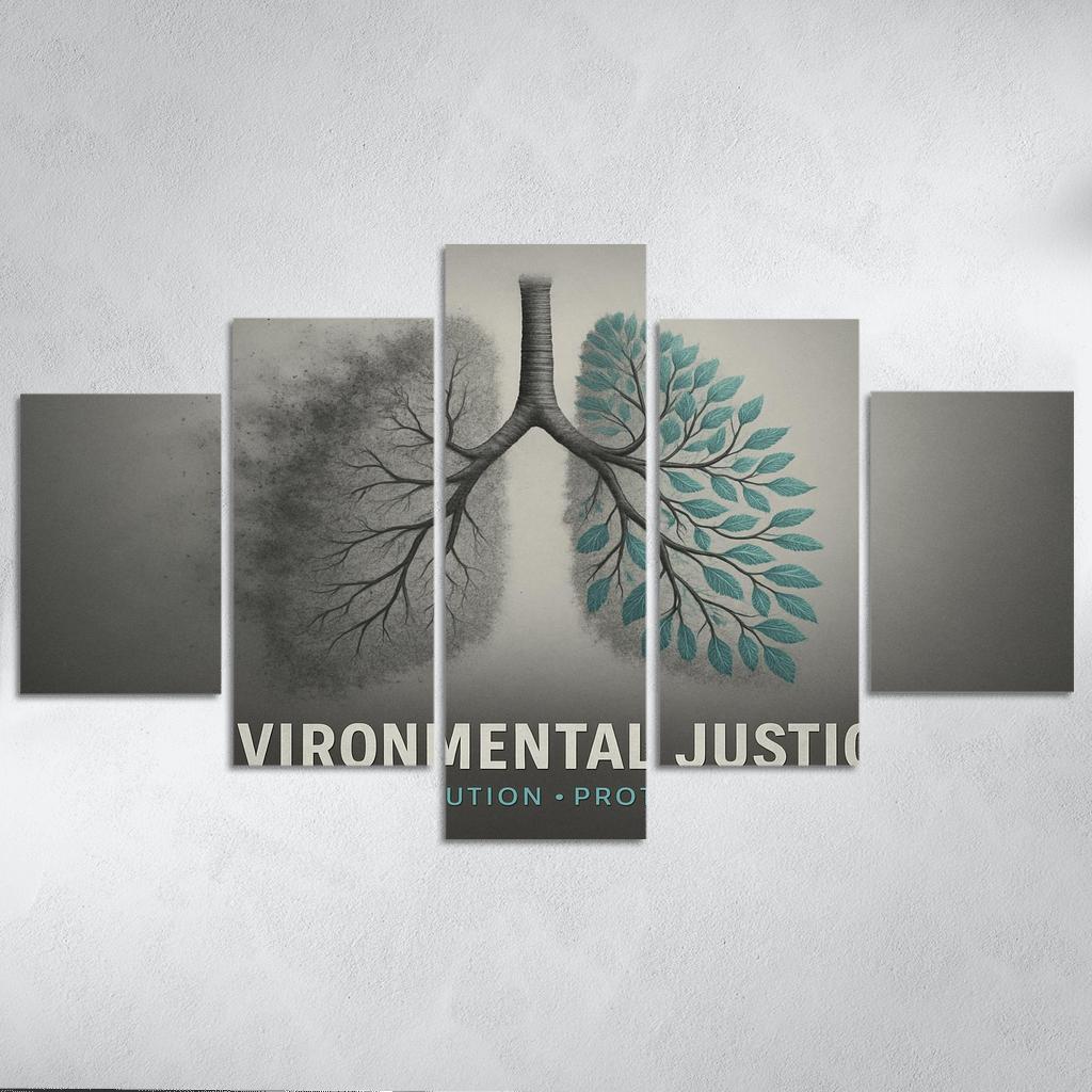 The Right To Breathe Clean Air oil paintings frame