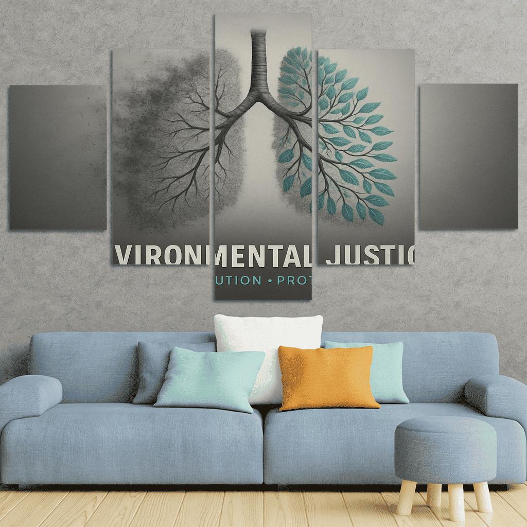 The Right To Breathe Clean Air oil paintings frame