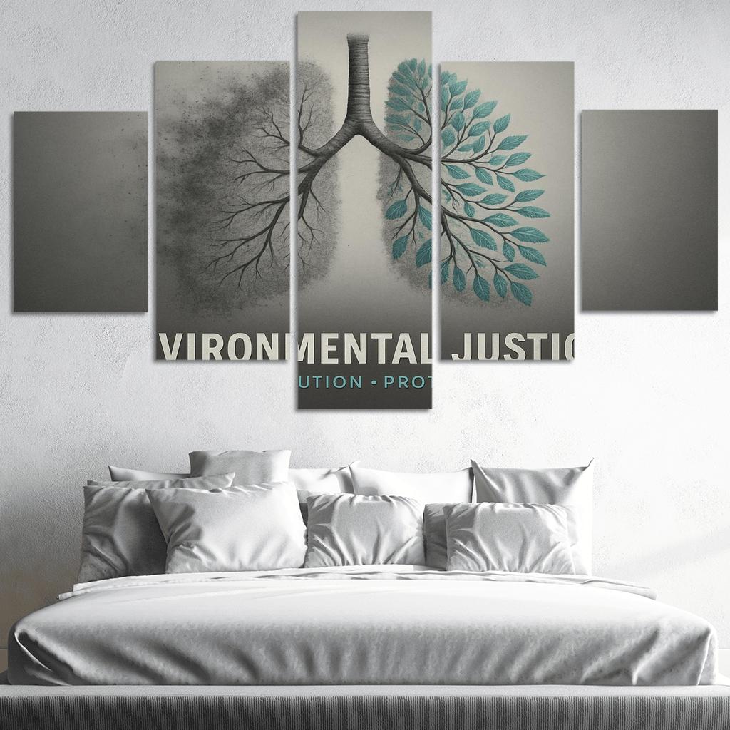 The Right To Breathe Clean Air oil paintings frame