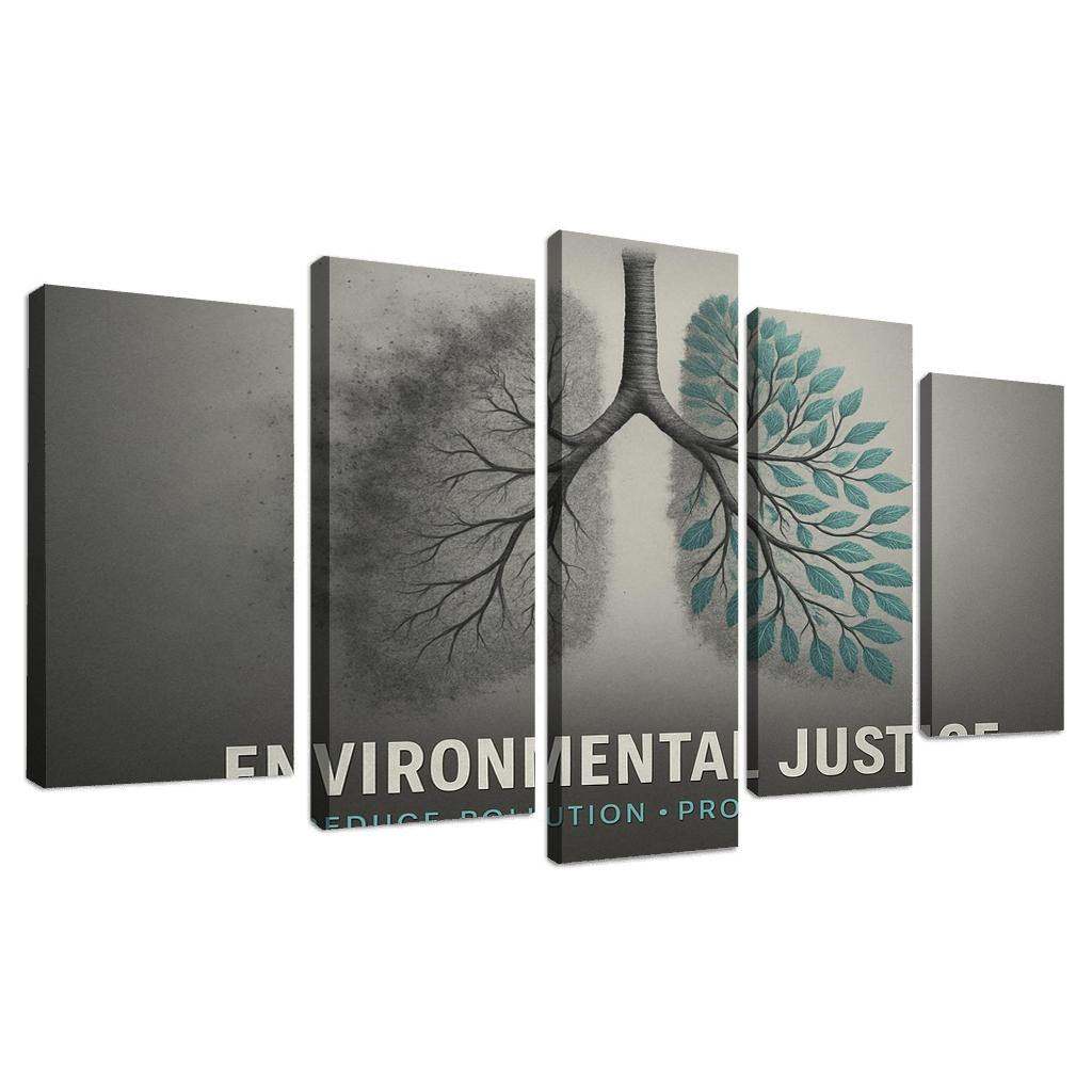 The Right To Breathe Clean Air oil paintings frame