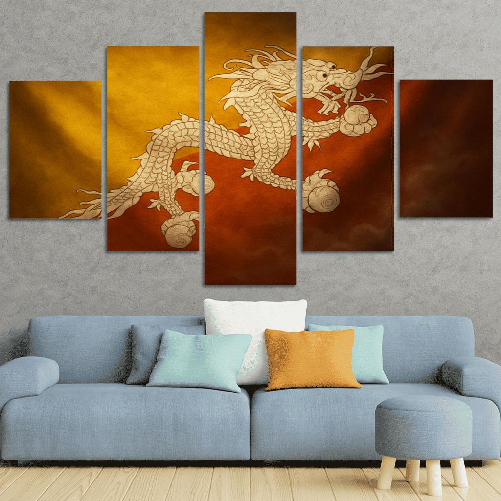 Bridge Of Meaning The Flag Of Bhutan In Sacred Thunder art trends