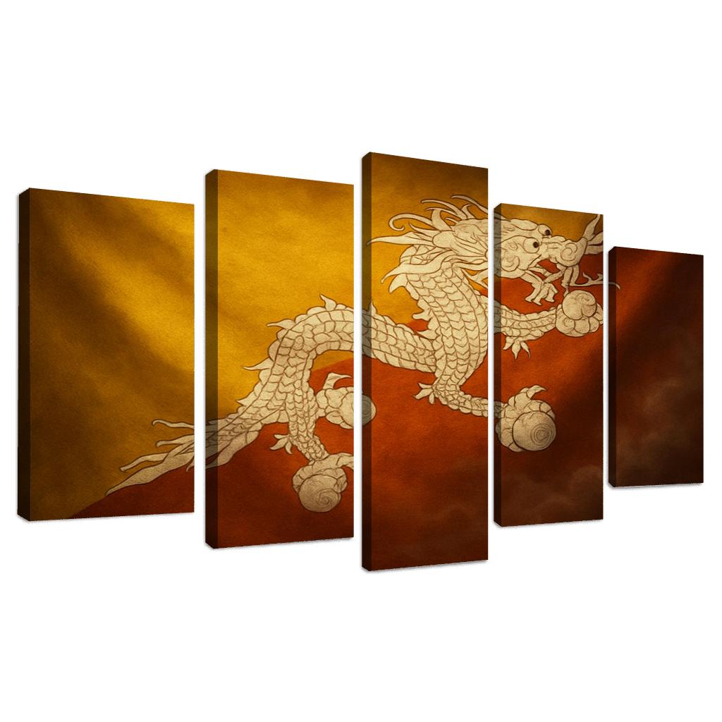 Bridge Of Meaning The Flag Of Bhutan In Sacred Thunder art trends