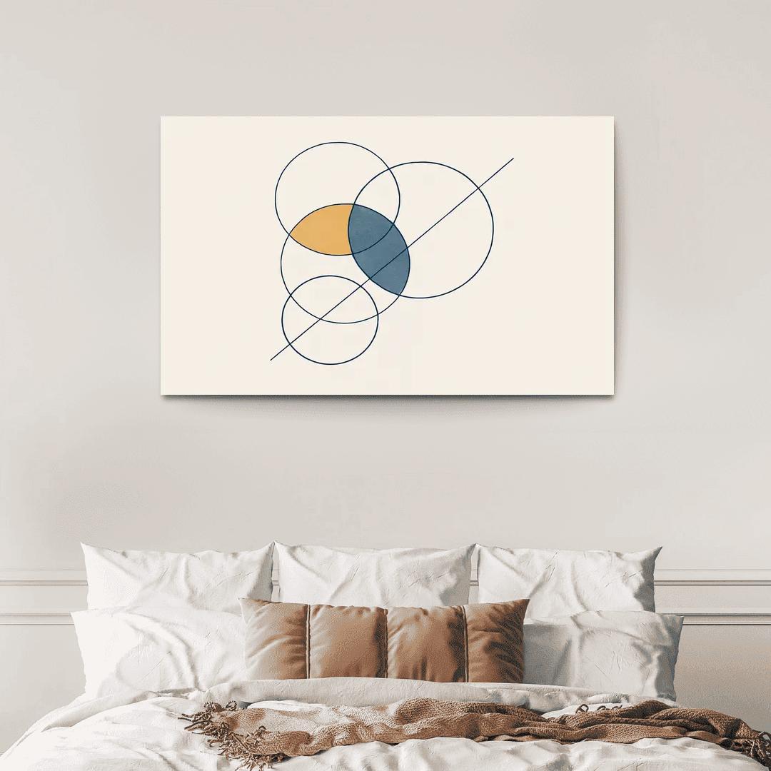 Orbiting Silence Diagram modern paintings frame