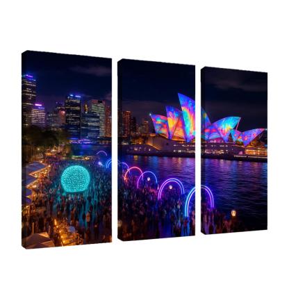 Vivid Sydney - Sydney modern paintings frame