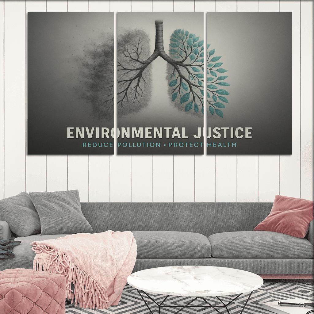 The Right To Breathe Clean Air oil paintings frame