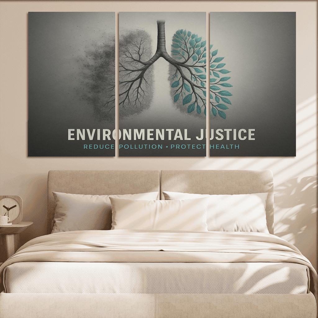 The Right To Breathe Clean Air oil paintings frame