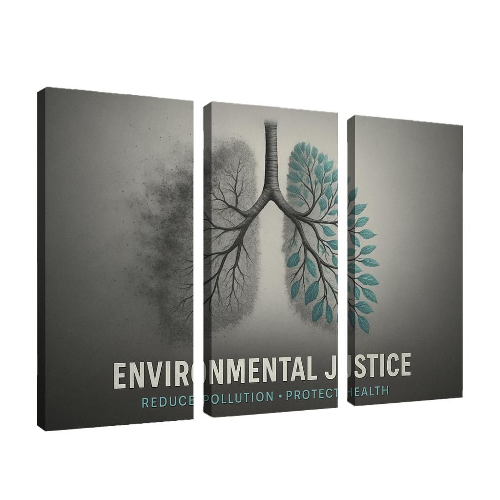 The Right To Breathe Clean Air oil paintings frame