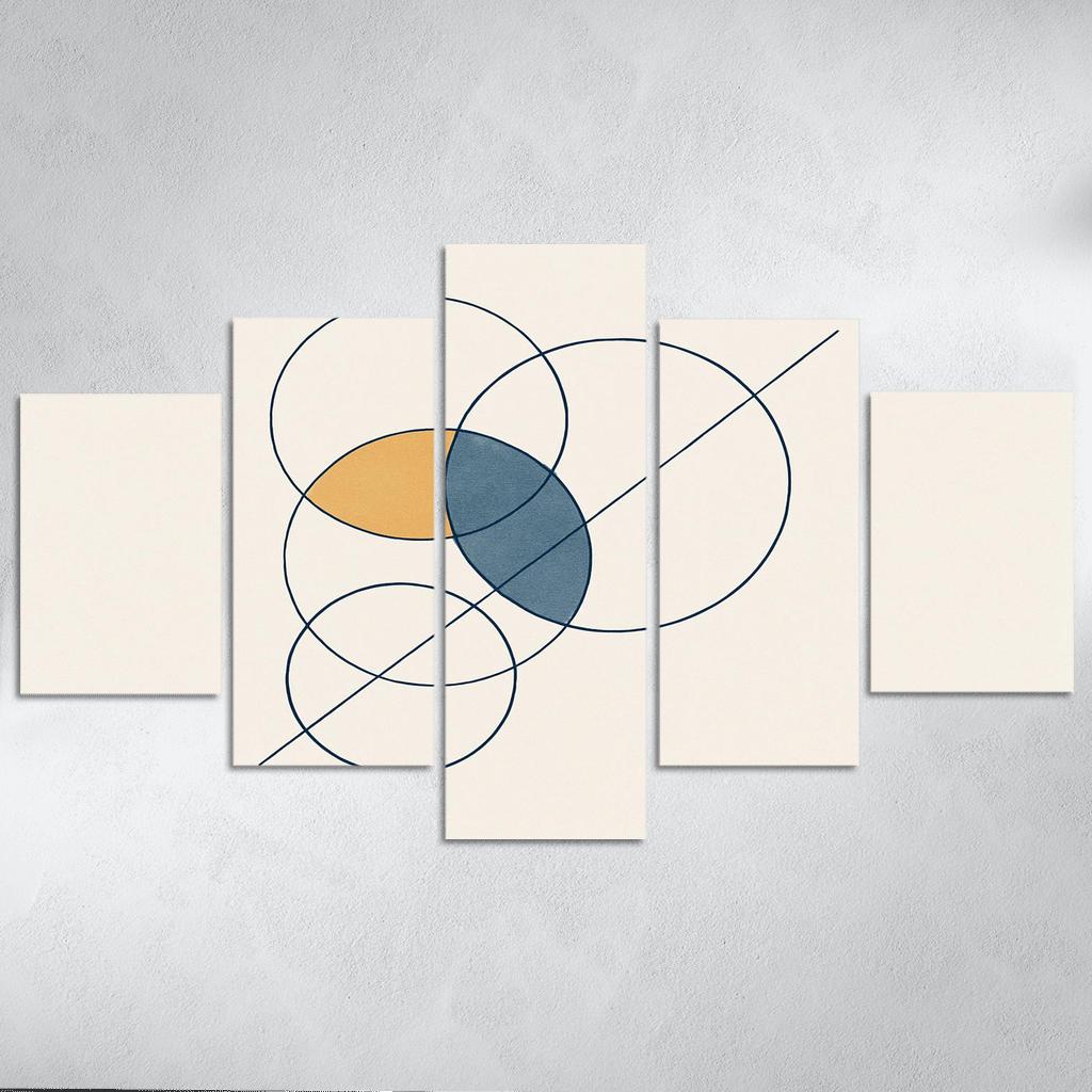 Orbiting Silence Diagram modern paintings frame