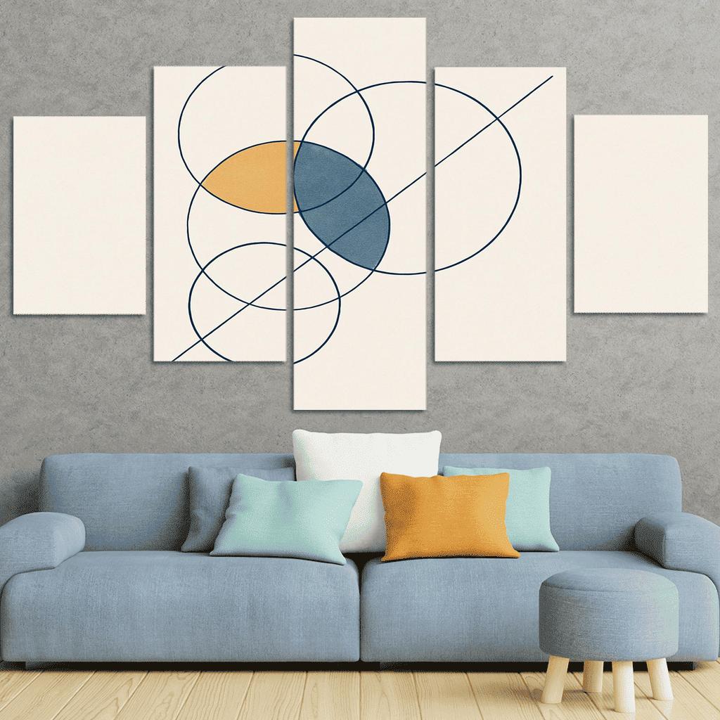 Orbiting Silence Diagram modern paintings frame