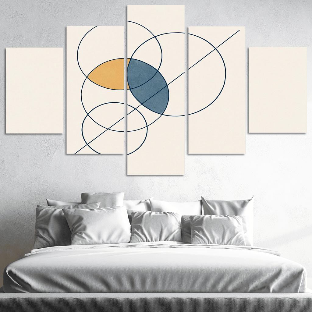 Orbiting Silence Diagram modern paintings frame