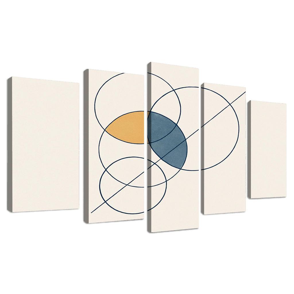 Orbiting Silence Diagram modern paintings frame