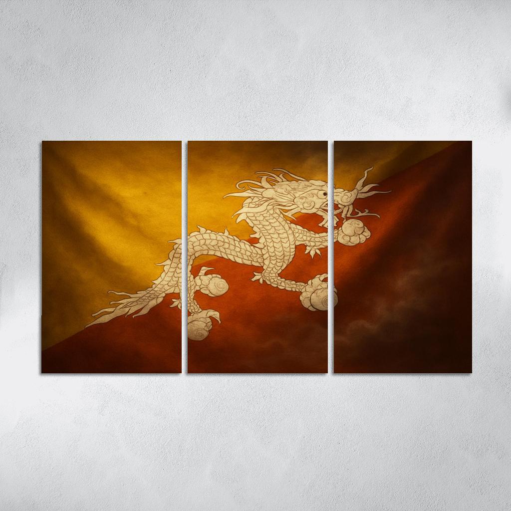 Bridge Of Meaning The Flag Of Bhutan In Sacred Thunder art trends