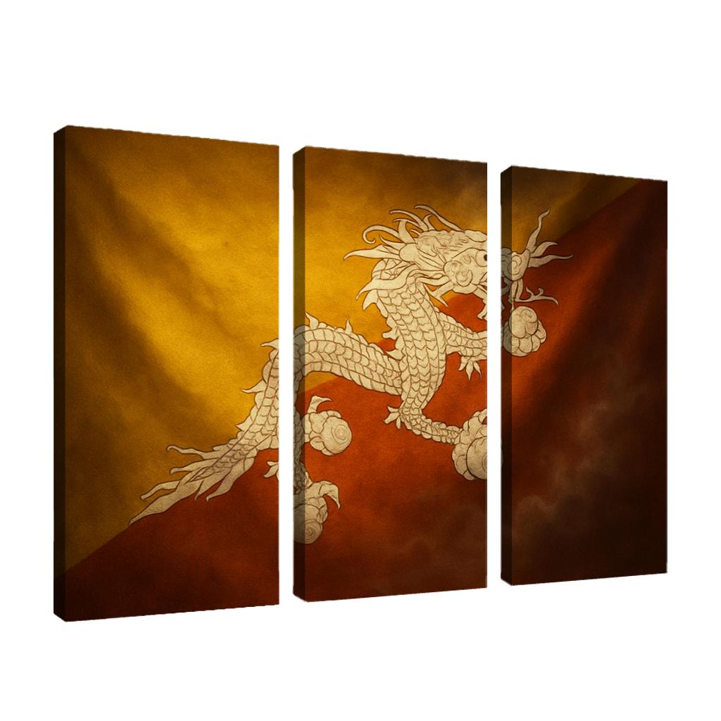 Bridge Of Meaning The Flag Of Bhutan In Sacred Thunder art trends