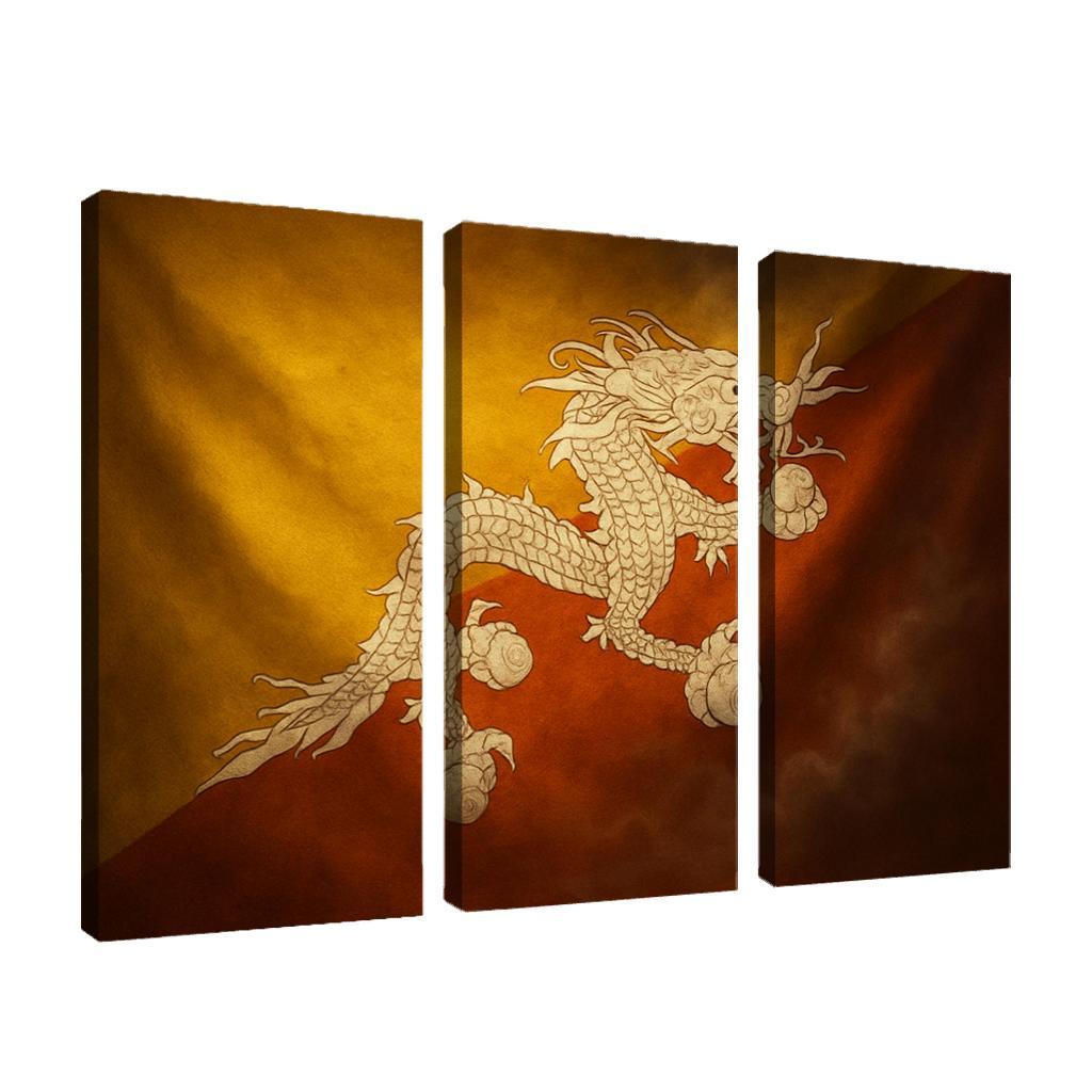 Bridge Of Meaning The Flag Of Bhutan In Sacred Thunder art trends