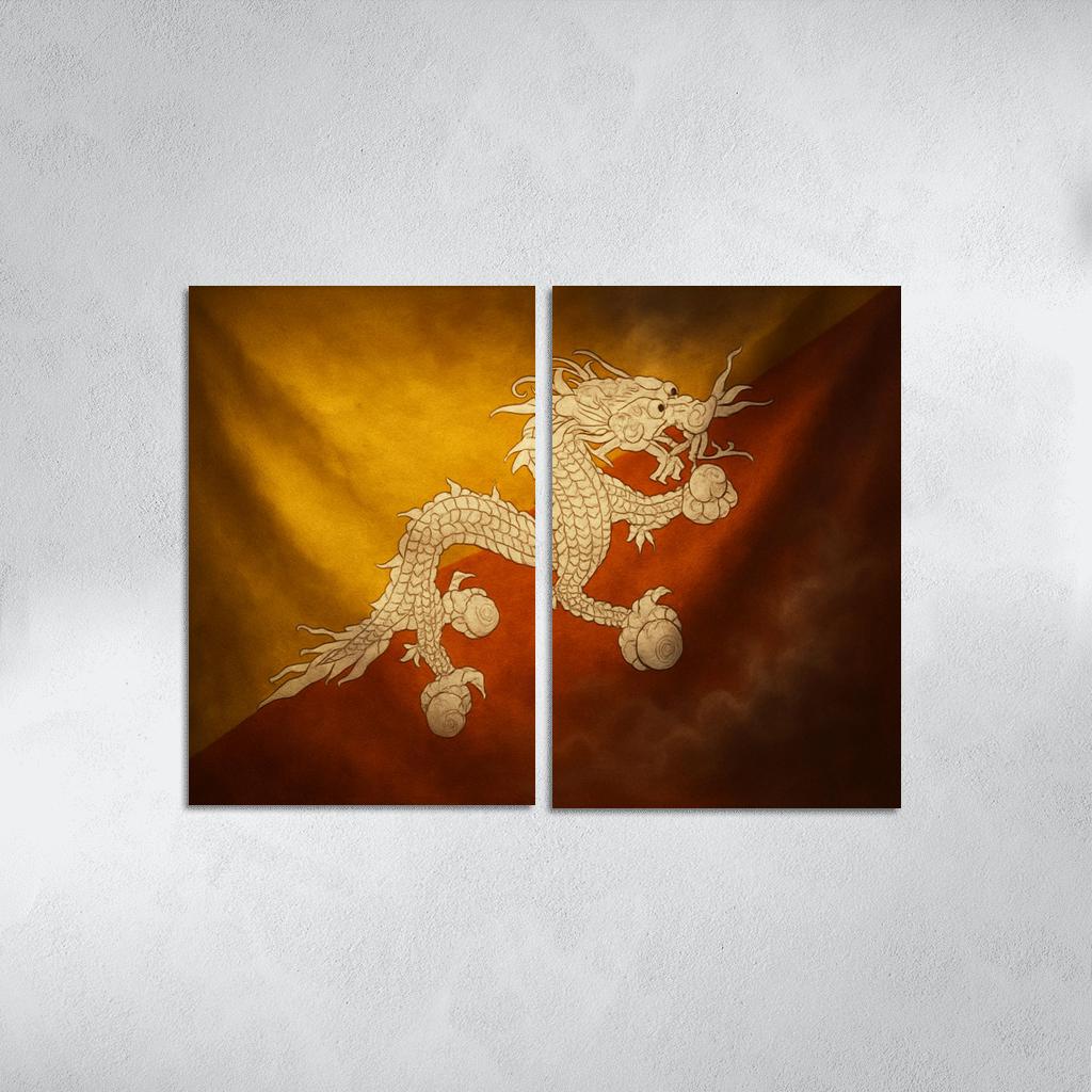 Bridge Of Meaning The Flag Of Bhutan In Sacred Thunder art trends