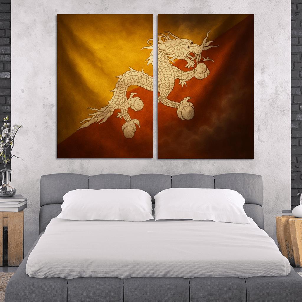 Bridge Of Meaning The Flag Of Bhutan In Sacred Thunder art trends