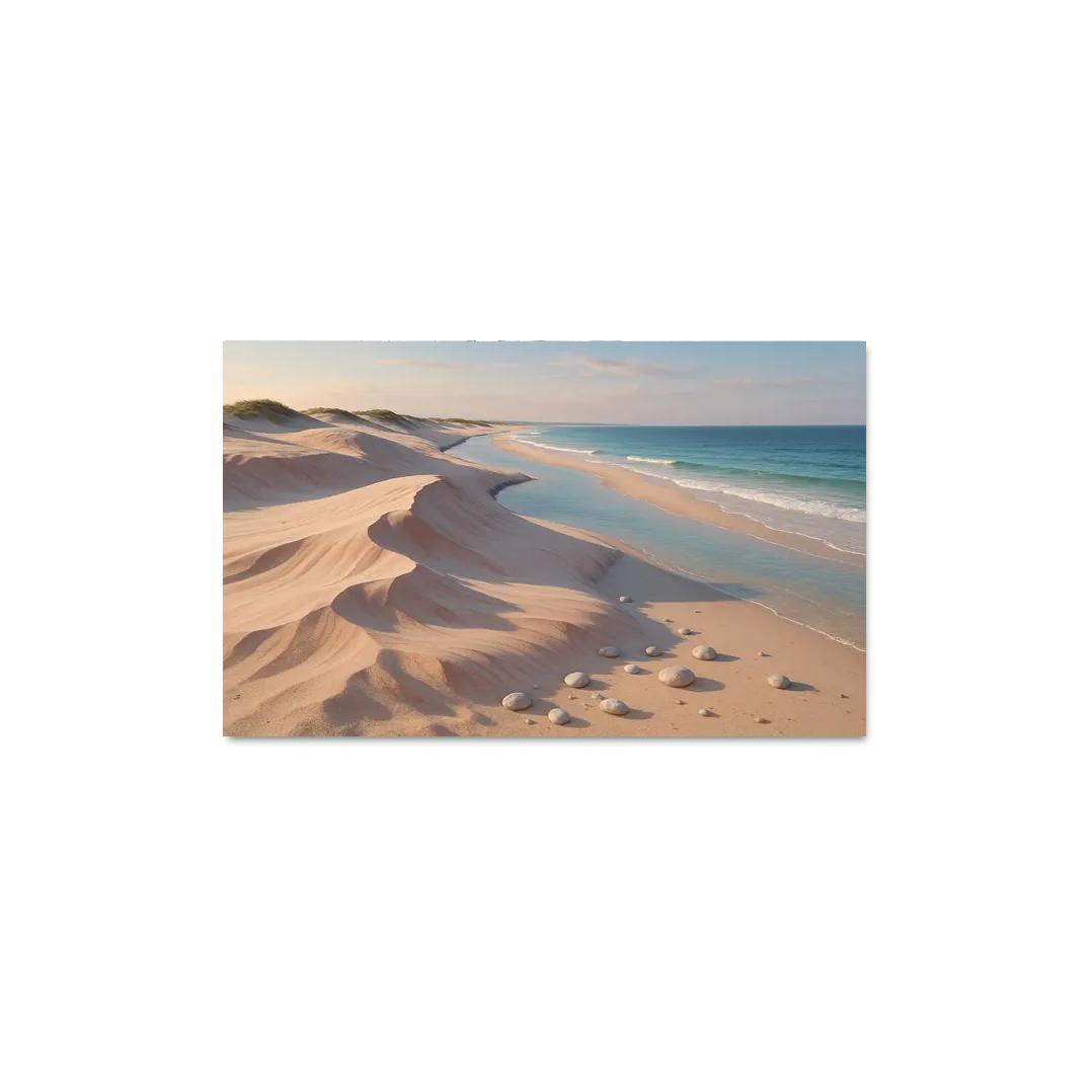 Shell Pink Dune Beach At Squeaky Sand Shore wall decor